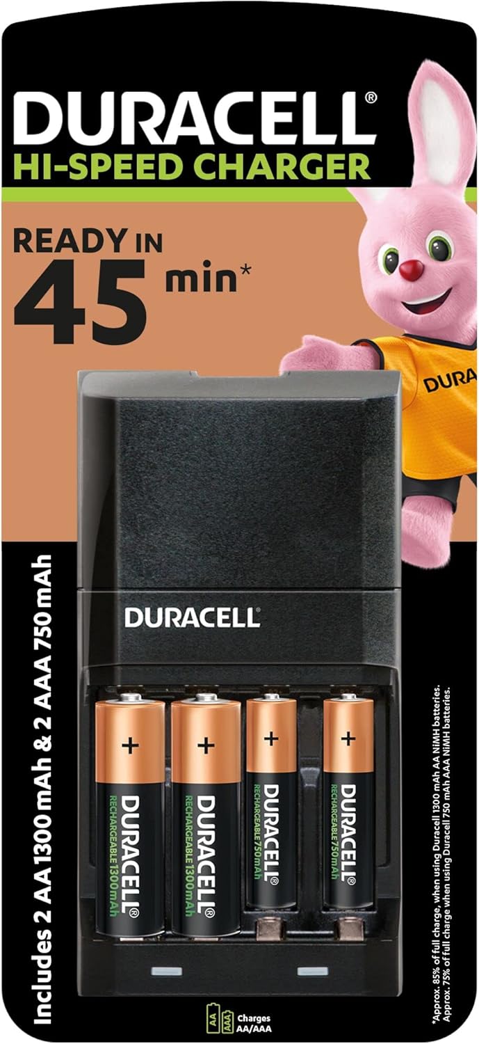 Duracell Charger 45min AA 2s + AAA 2s CEF14 (OPEN BOX)