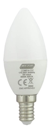 5W LED Dimmable Candle Lamp E14